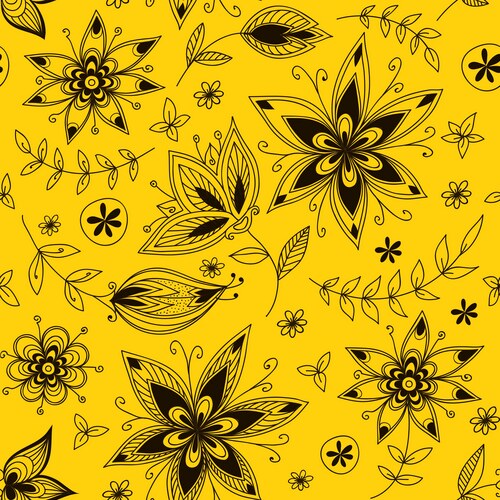 Elegant Floral Seamless Pattern Vector Image