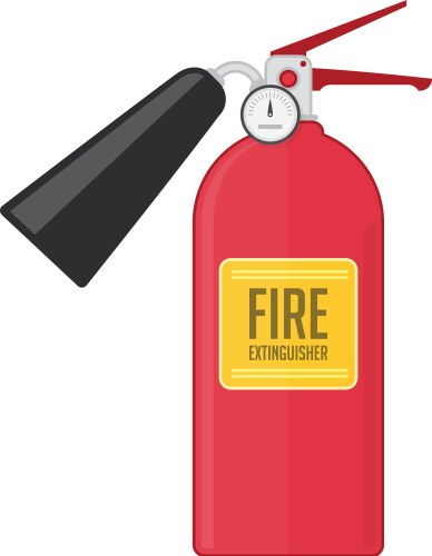 fire extinguisher vector image