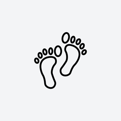 Foot Outline Feet Vector Images (over 2,400)