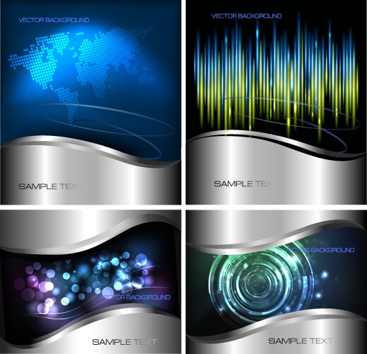 abstract technology backgrounds vector image vector image