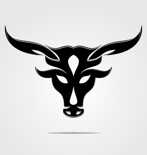 Bulls head mascot Vector Image