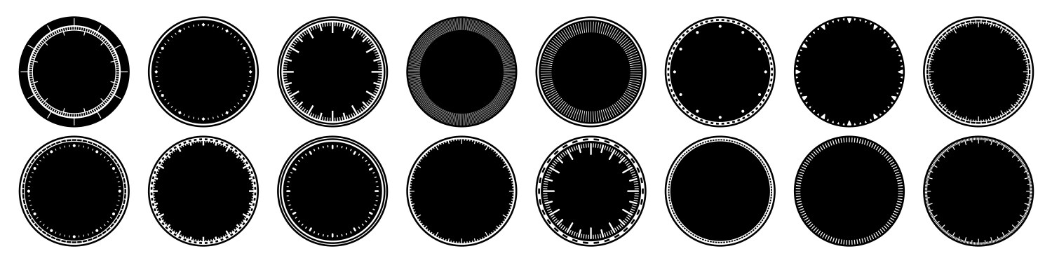 Blank Watch Face Vector Images (over 540)