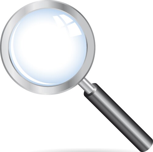 Magnifying glass icon vector image