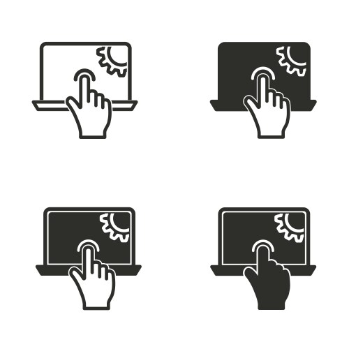 Content distribution platforms icon Royalty Free Vector