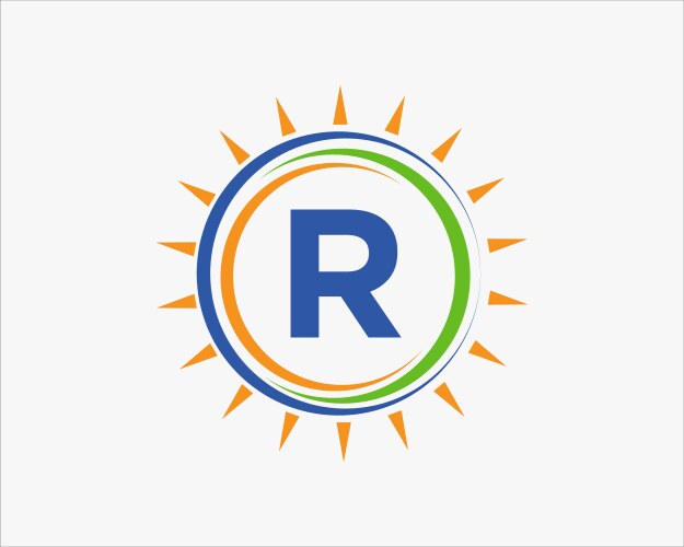 Sun logo Royalty Free Vector Image - VectorStock