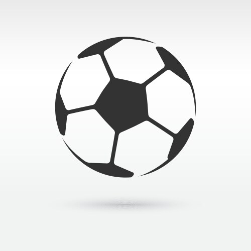 Soccer Ball Icon - Clean & Modern Vector Image