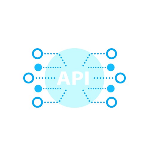 API Software Integration Concepts vector image