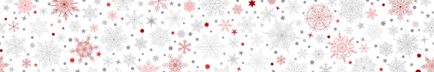 banner of christmas snowflakes vector image