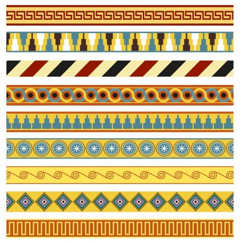 Greek borders Royalty Free Vector Image - VectorStock