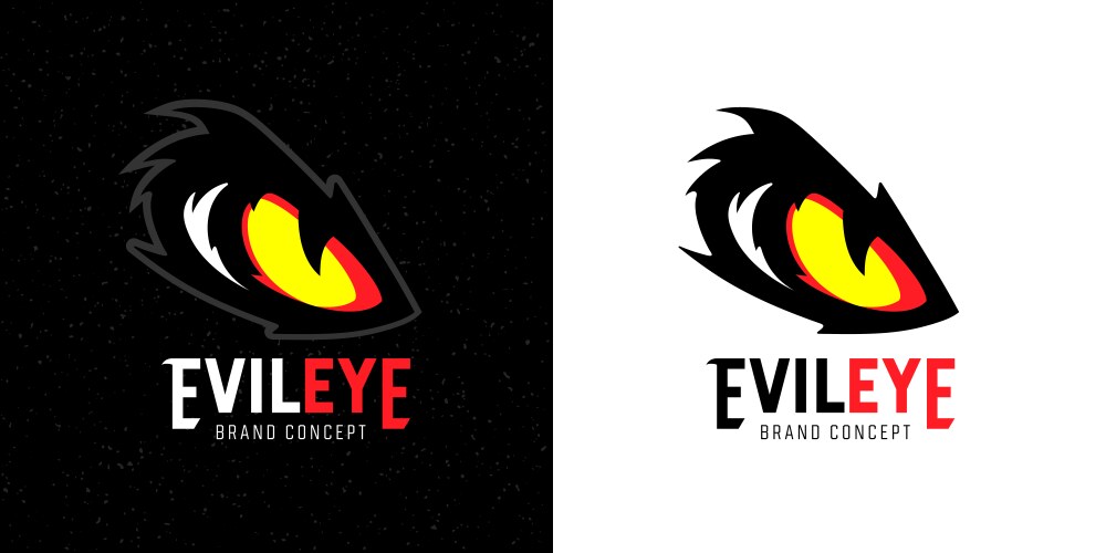 Evil Eye Logo - Snake & Eye Icon Vector Image