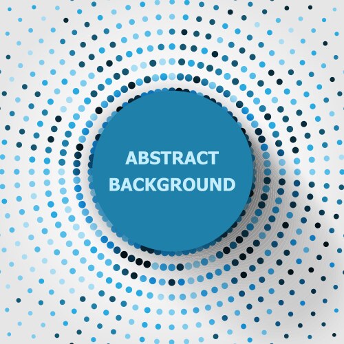 Halftone Circle Pattern Background vector image
