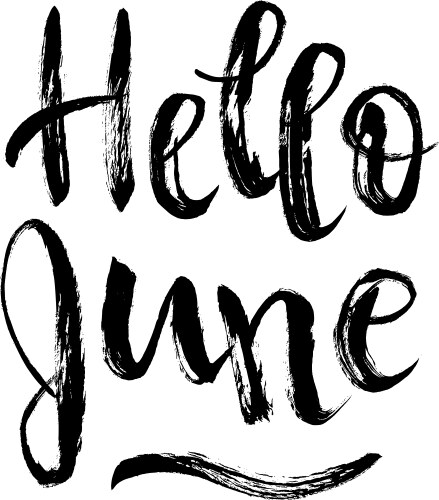 June Word Vector Images (over 1,500)