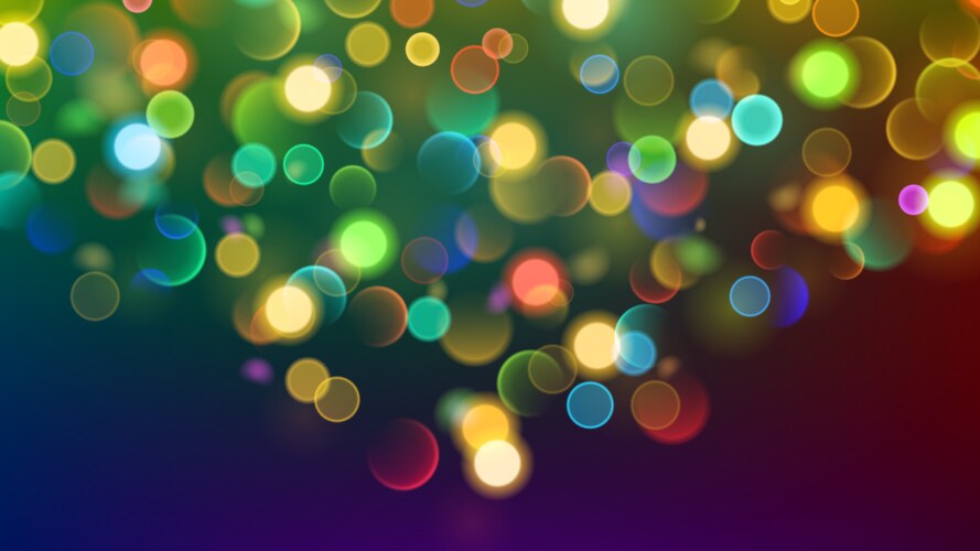 Abstract background with bokeh effect vektorbild