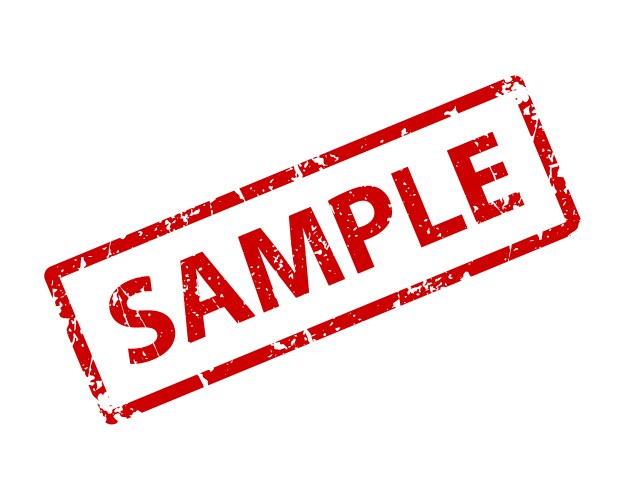 sample sign sticker stamp texture vector image vector image