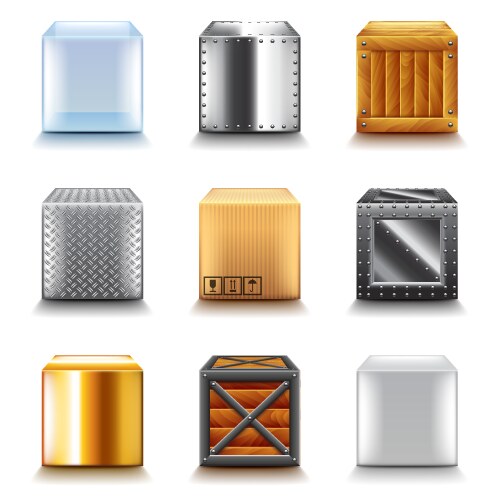 Logistics part two icons set Royalty Free Vector Image