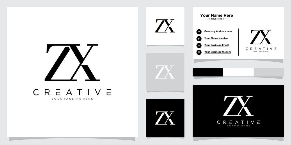 Zx logo Vector Images & Graphics for Commercial Use | VectorStock