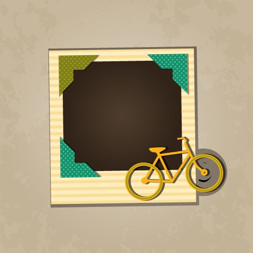 Empty photo frame Royalty Free Vector Image - VectorStock