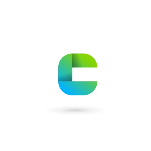 C letter concept logo template Royalty Free Vector Image