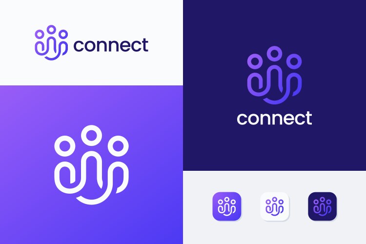 Connection logo Vector Images & Graphics for Commercial Use | VectorStock