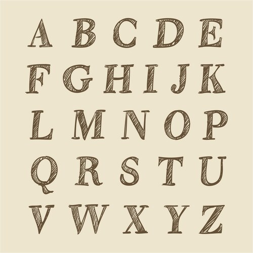 Marker abc retro Vector Image