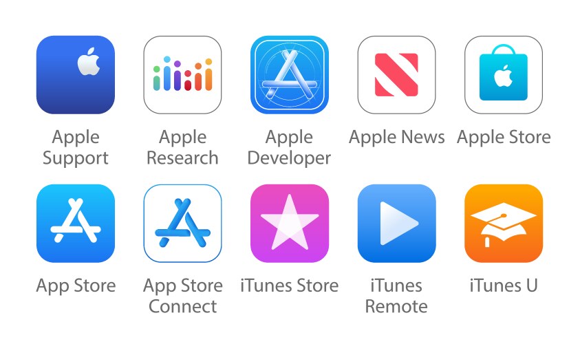 Apple App Store Icon Vector Images (over 510)