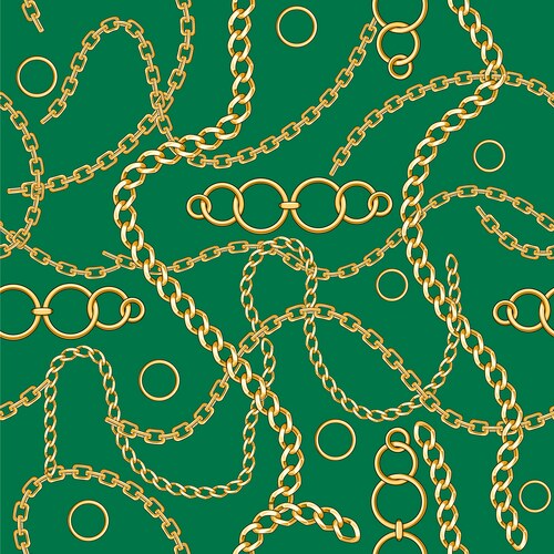Top View Chain Pattern Elegant Belt & Chain Pattern – Royalty-Free Vector | VectorStock