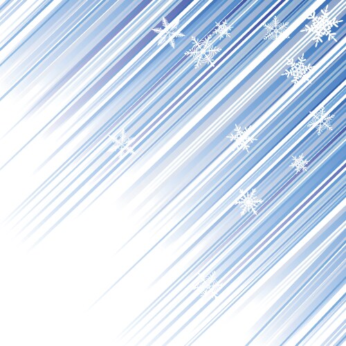 Winter background snowflakes vector image