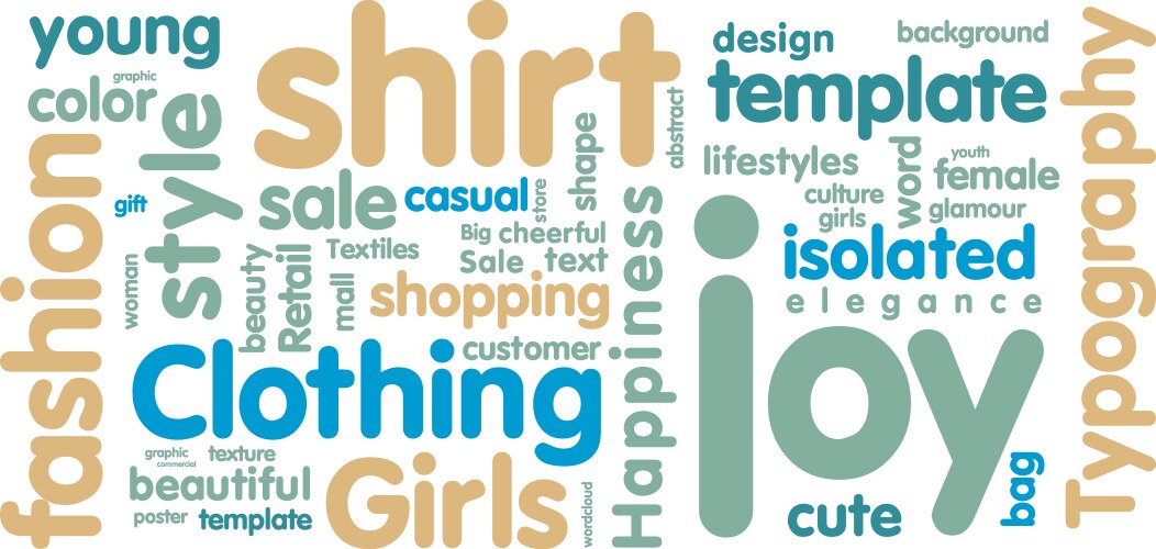 tag cloud vector image