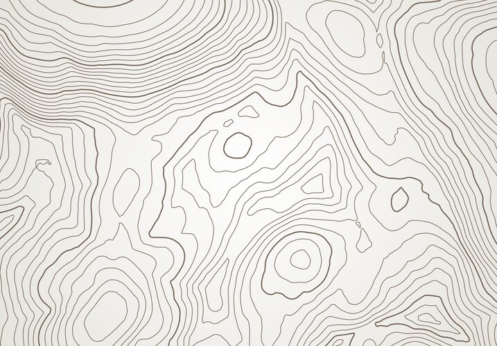 Abstract topographic map background with height – Royalty-Free Vector ...