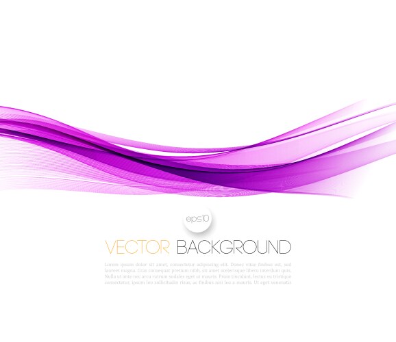 Abstract colorful flowing wave motion background Vector Image