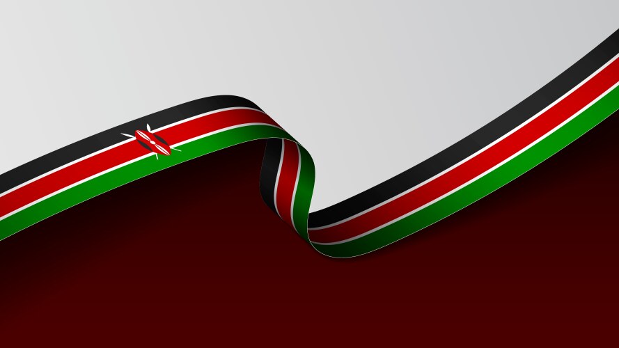 Kenyan Flag Ribbons Vector Images (47)