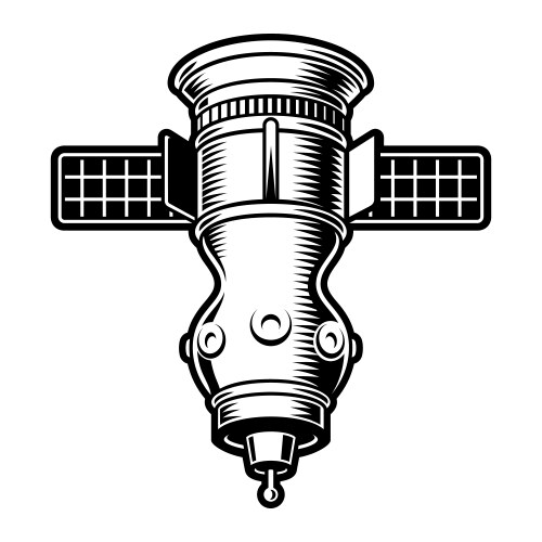 Space station vector image