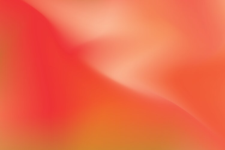 Gradient red abstract background with a soft curve vector image