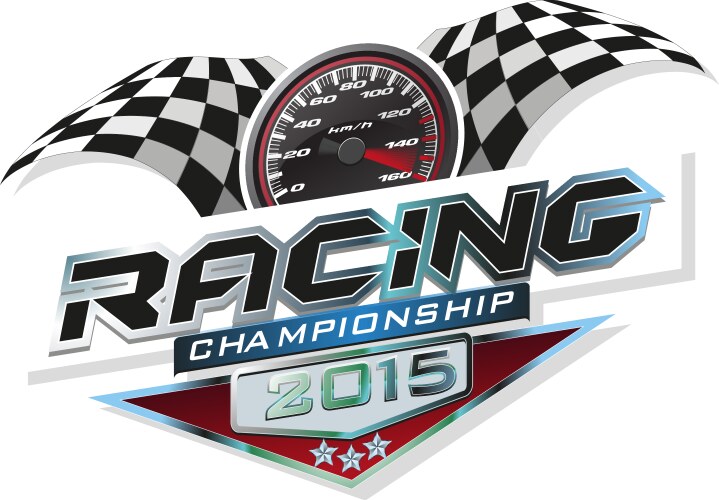Racing Championship Logo Royalty Free Vector Image