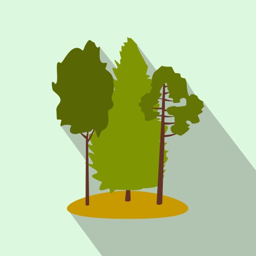 Green forest icon Royalty Free Vector Image - VectorStock