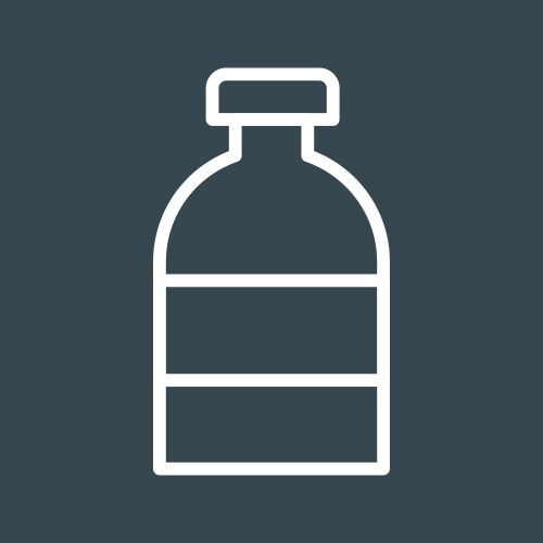 Medicine bottle icon vector image