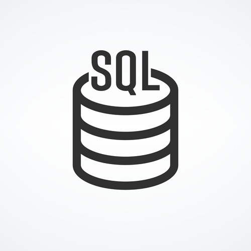 SQL Database Icon (17507730) – Royalty-Free Vector | VectorStock