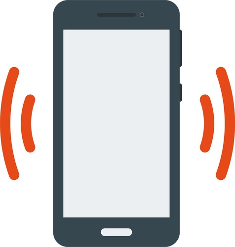 Phone vibration Vector Images & Graphics for Commercial Use | VectorStock