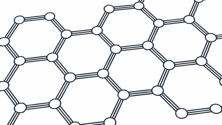 Abstract honeycomb grid pattern design generative vector image