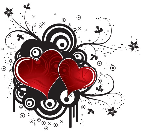 Red roses valentine background Royalty Free Vector Image