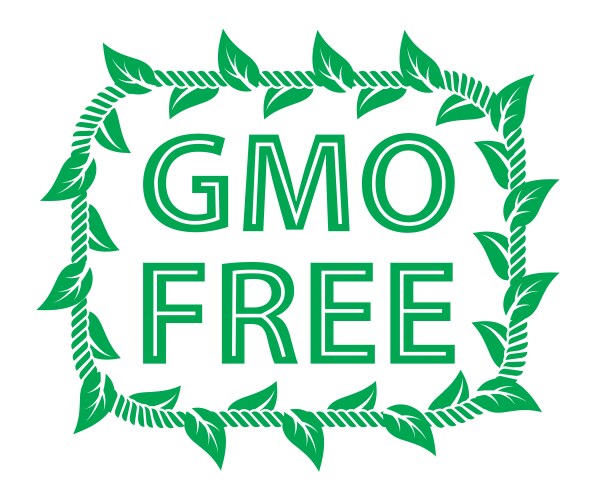 Gmo free Royalty Free Vector Image - VectorStock