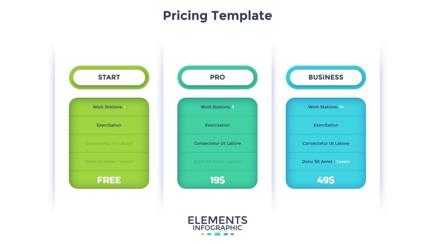 Modern infographic template vector image