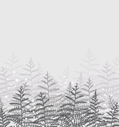 Natural background with bracken Vector Image