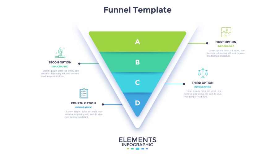 modern infographic template vector image