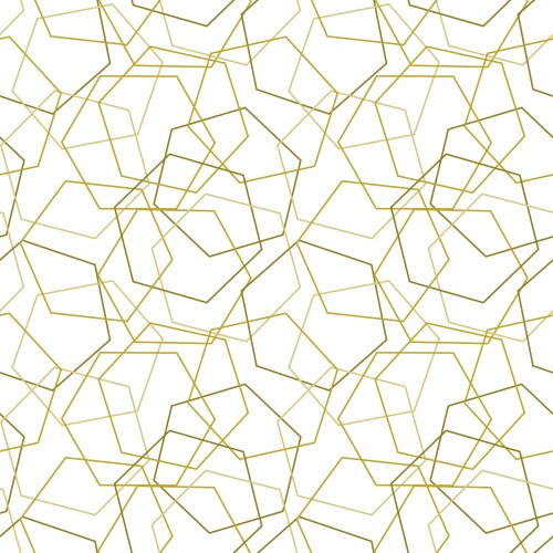 Seamless polygonal hexagon textured pattern Vector Image