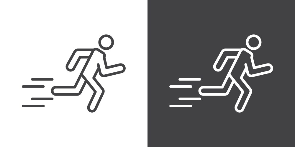 Running Man Shadow Vector Images (over 1,900)