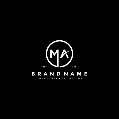 Creative Letter Ma Logo Design In Hd Creative Letter Ma Logo Design In Hd