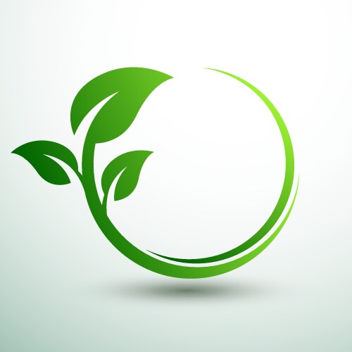 Green leaf Royalty Free Vector Image - VectorStock