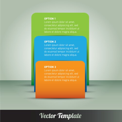 Modern infographic with 4 options circle template Vector Image