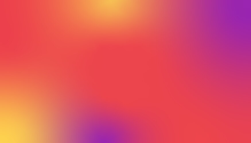 Abstract blur gradient background soft red yellow vector image